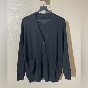 Stellae Dux Elegant Black Women's Cardigan